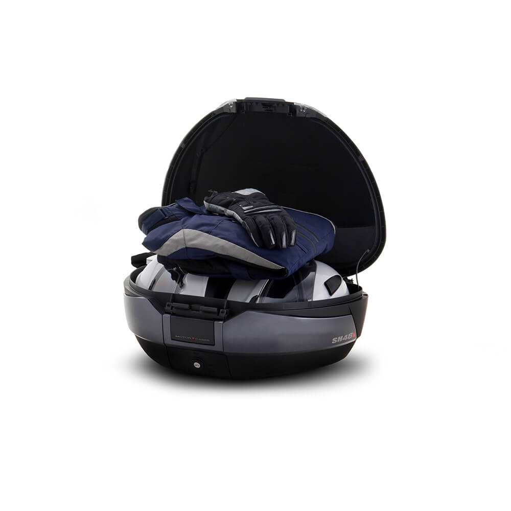 Sh48 Top Case 48 L Black/Dk Silver