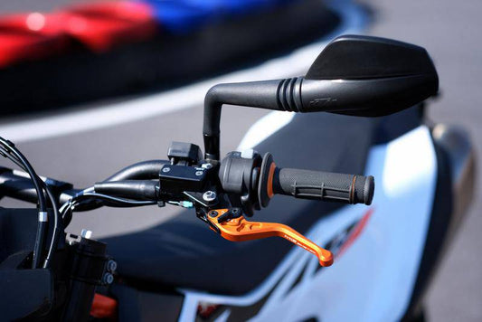 Short Clutch Lever To Suit Some KTM Models (Orange) - Bikerr