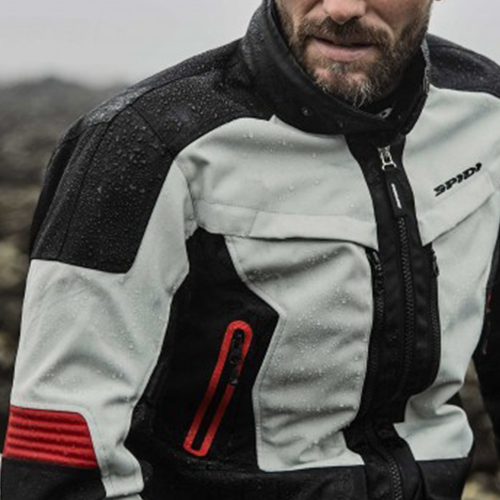 Voyager 4 H2 Out Jacket – Black Grey - Bikerr