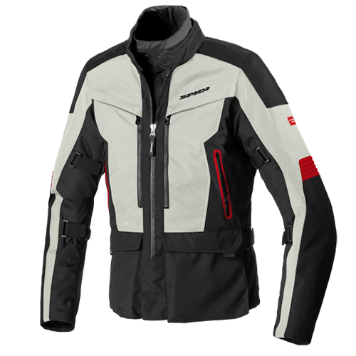 Voyager 4 H2 Out Jacket – Black Grey - Bikerr