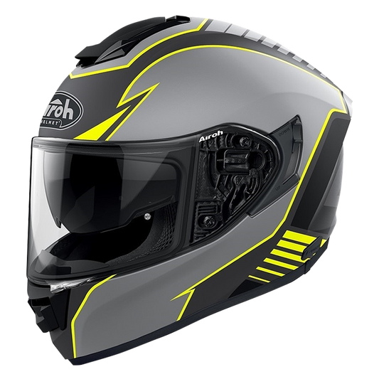 St501 ‘Type’ Yellow Matt Helmet - Bikerr
