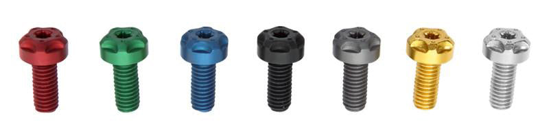 Tbr End Cap Bolt Kit Black ^(6 Pc Incl Washer & Tool)