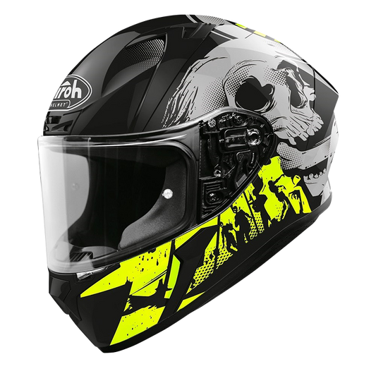 Valor ‘Akuna’ Yellow Gloss Helmet - Bikerr